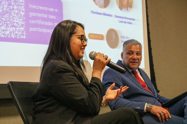 Michele Rodrigues fala sobre os desafios enfrentados durante seus anos de estudo.