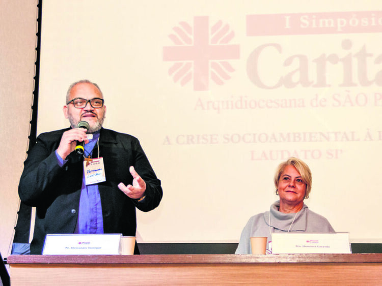 Padre Alessandro e Henriana atuam na linha de frente das ações solidárias em São Sebastião